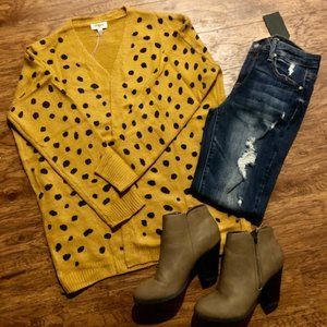 Pok a Dot Cardigan